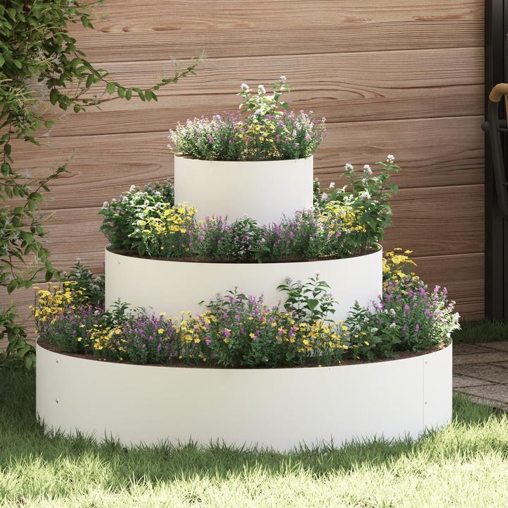 Image du produit VidaXL Jardinière en métal Acier revêtu par poudre Grande (90 cm)