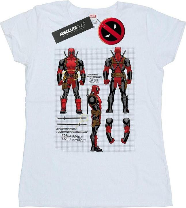 Deadpool Action Figure Plans TShirt (M)