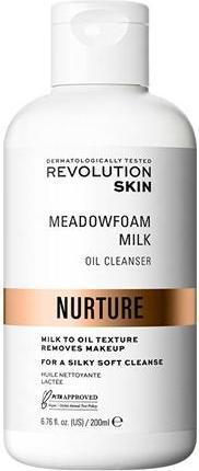 Actual product image Revolution Skincare Make-up remover Nurture Meadowfoam Milk (Oil Clean ser) 200 ml (Oils, 200 ml)