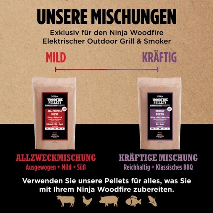 Productafbeelding Ninja Woodfire Pellets Robust Blend (0.90 kg)