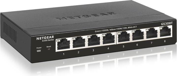 Actual product image Netgear GS308T (8 Ports)
