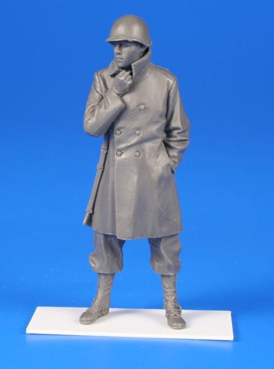 Actual product image CMK US WWII Soldier w/winter coat a.an M1rie rifle-Belgium 1944