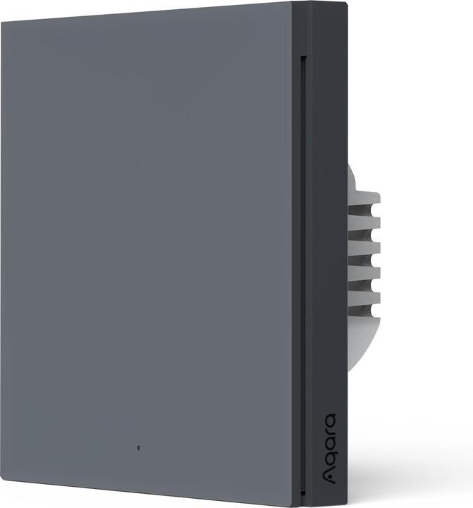 Aqara Smart Wall Switch H1 Grau With Neutral, Single Rocker (Zigbee)