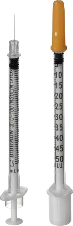 Actual product image B.Braun Insulin 50 0.5ml 0.3x8mm G30 einz (Insulin injections)