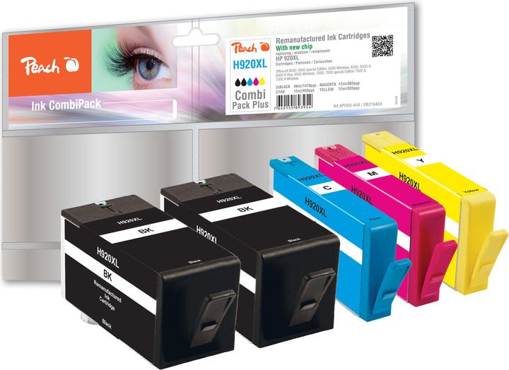 Produktbild Peach 920XL Multipack (M, BK, Y, C)