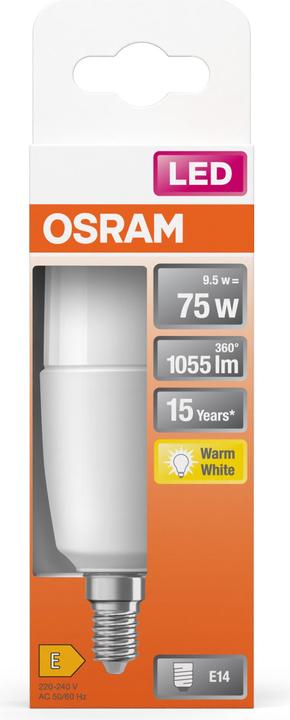 Produktbild Osram Led Star Stick (E14, 9 W, 1050 lm, 1 x, E)