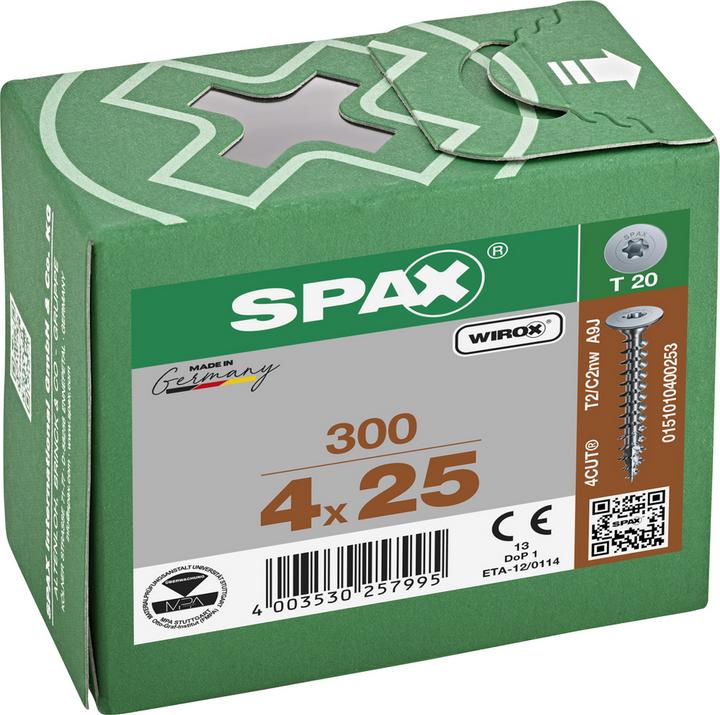 Actual product image Spax Back wall screws (300 Screws per piece)