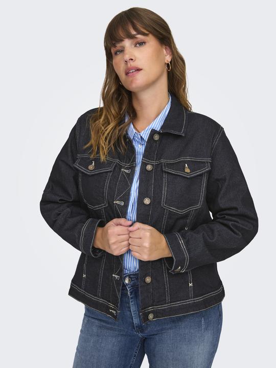 Immagine prodotto Only Polsini con colletto a scomparsa e giacca con bottoni in denim (54)