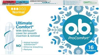 Actual product image o.b. Normal tampons ProComfort - 16.0pcs (16 x, Regular)