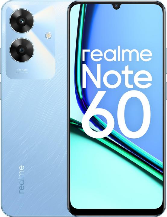 Immagine prodotto realme Note 60 (128 GB, Voyage Blu, 6.74", Doppia SIM, 32 Mpx, 4G)