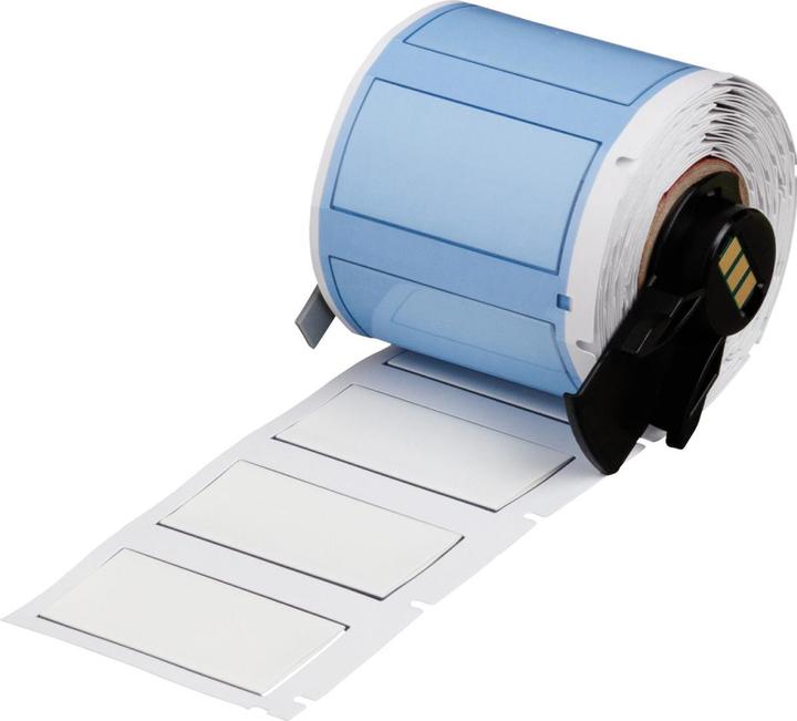 Image du produit Brady M6-500-175-342-WT, Permasle, polyoléfine thermorétractable, blanc, 44.83 x 21.62 mm, pour K (4.45 cm)