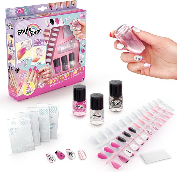 Konjac Sponge STYLE 4 EVER - Pro Tips Nail Art Kit (1262) (Manicure set)