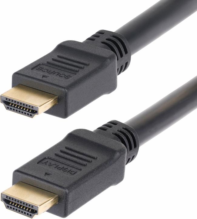Image du produit StarTech com Câble HDMI 2.0 de 15 m, CMP, Classé Plenum, Câble HDMI Haut Débit, 4K 60Hz, HDR10/HDCP (15 m, HDMI)