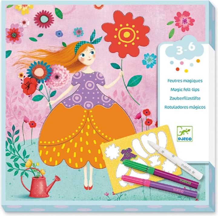 Image du produit Djeco Peinture Crayons-feutres magiques