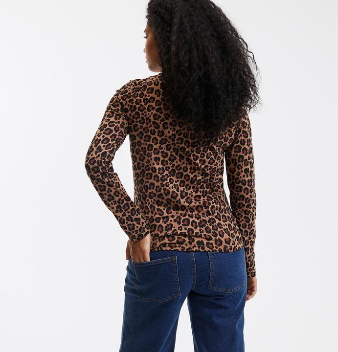 Actual product image La Redoute Collections Langärmeliges Rollkragenshirt für die Schwangerschaft (L)