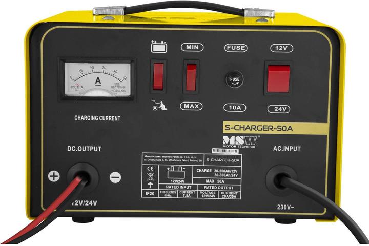 Produktbild MSW Autobatterie Ladegerät 12V Kfz Pkw Ladegerät Batterie Starthilfe 12 24 V 20 30 A (12V, 24V, 30 A)