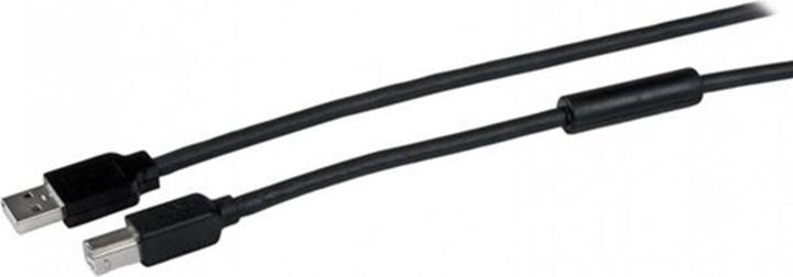 Produktbild StarTech 15m aktives USB 2.0 A auf B Kabel - Stecker/Stecker - USB Druckerkabel 1x USB A / 1x USB B - Schwarz (15 m, USB 2.0)
