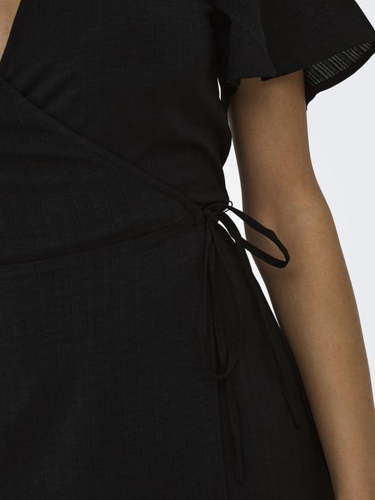 Actual product image Only Stucali S/S Midi Wrap Dress Wvn (XS)
