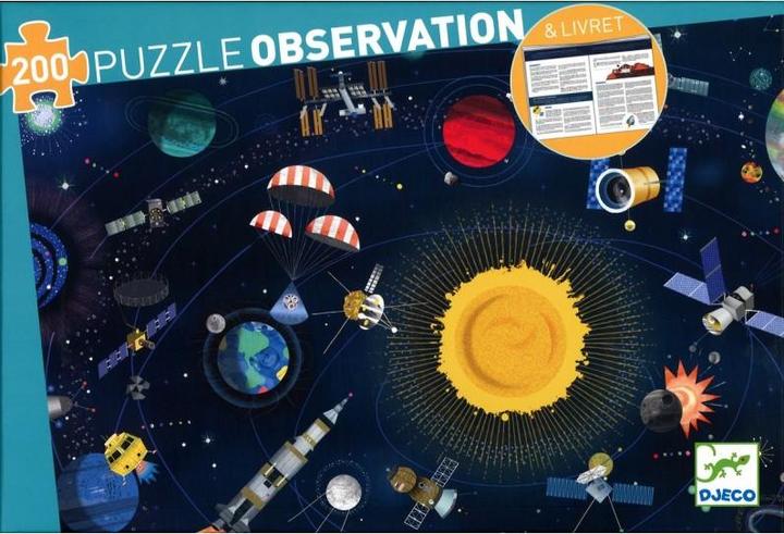 Image du produit Djeco Espace Puzzle (200 pièces)