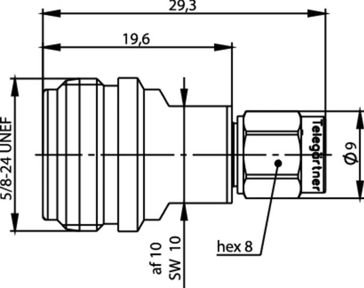 Produktbild Telegärtner Adapter N-SMA (F-M)