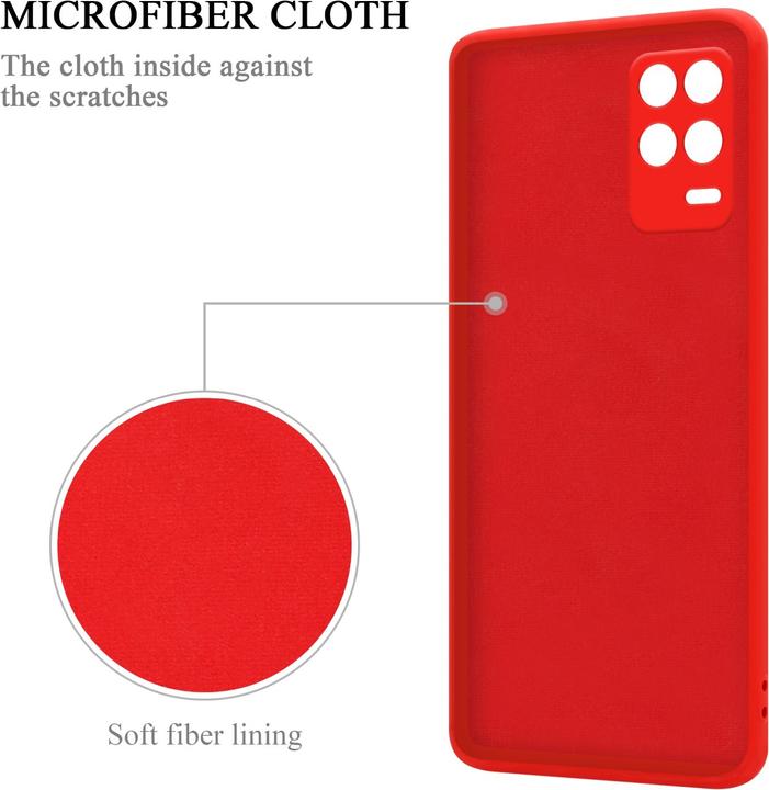 Actual product image Cadorabo TPU Liquid Ring Silicone Case Cover for Realme 8 5G / V13 / Q3 / Q3i / Narzo 30 5G (Realme V13, Realme Narzo 30 5G, Realme Q3i 5G)