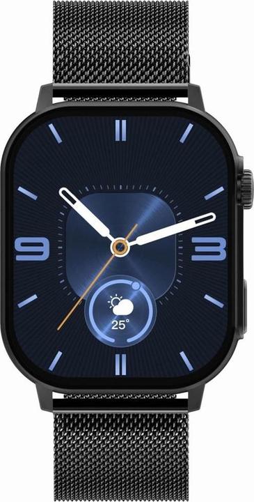 Actual product image Gravity GT15-12 Damen-Smartwatch, marineblaues Silikonarmband + schwarzes Armband