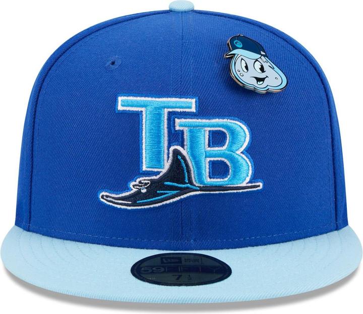 Actual product image New Era 59Fifty Fitted Cap - ELEMENTS PIN Tampa Bay Rays (7 5/8)
