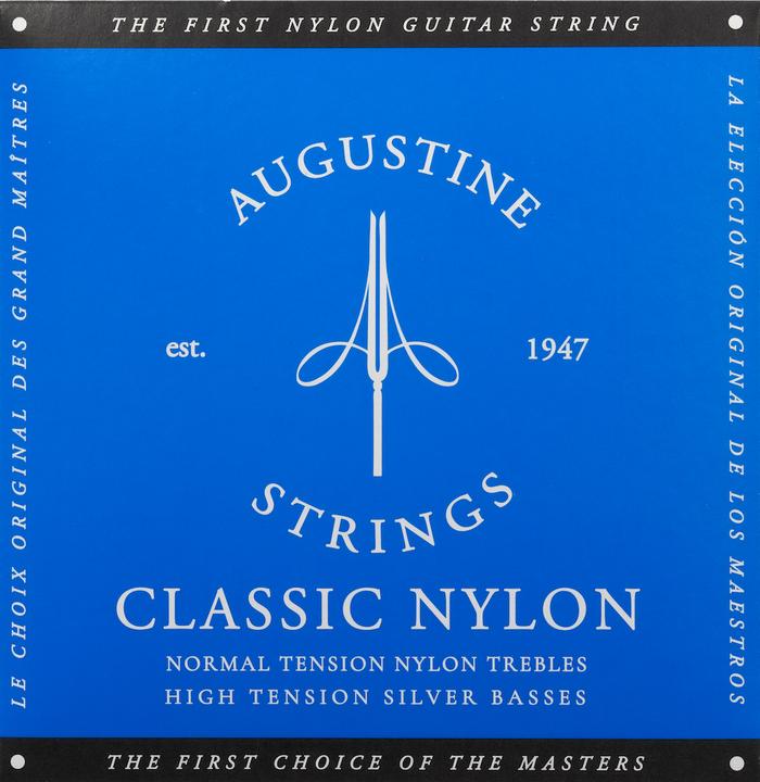 Actual product image Augustine Classic Blue Hard (6 x, Guitar, 0.03")