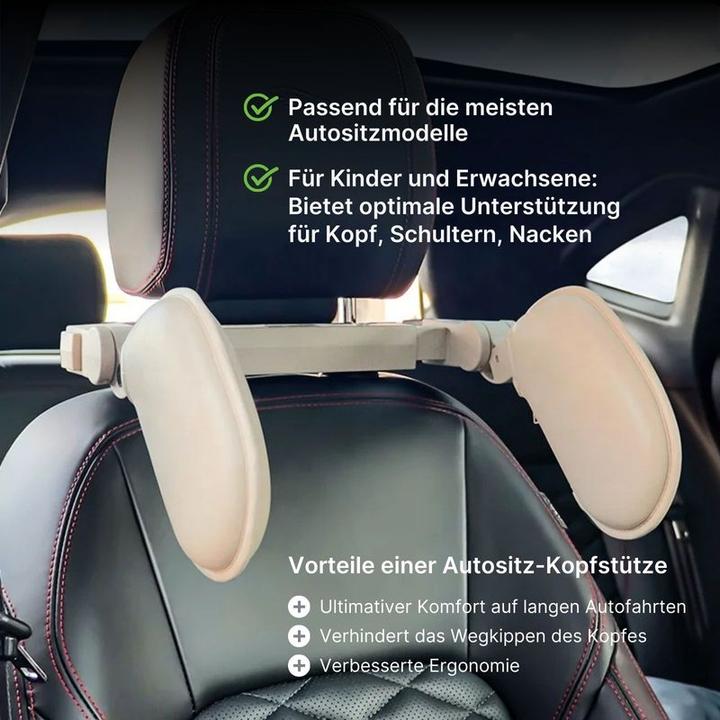 Produktbild Hermex Nackenstütze Autositz Kopfstütze Kopfauflage 180° verstellbar