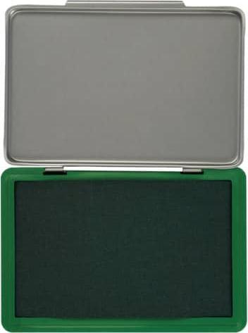 Immagine prodotto Q-Connect Cuscinetto per timbri verde, dimensione: 2, dimensione dell'impronta: 110 x 70 mm