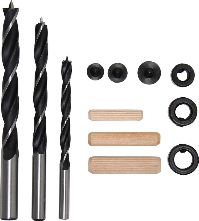 Actual product image BGS Wooden Dowel / Drill Set 6 - 10 mm 43 pcs. (6 mm, 10 mm, 8 mm)