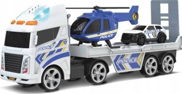 Actual product image Teamsterz Transporter with police car and helicopter