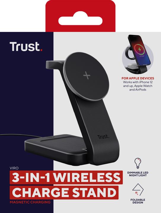 Image du produit Trust VIRO 3-IN-1 MAGNETIC CHARGE (15 W)