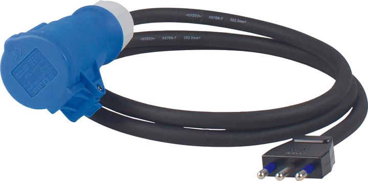 Actual product image As - Schwabe CEE adapter cable Italian standard type L (CEE 7/4, CEE)