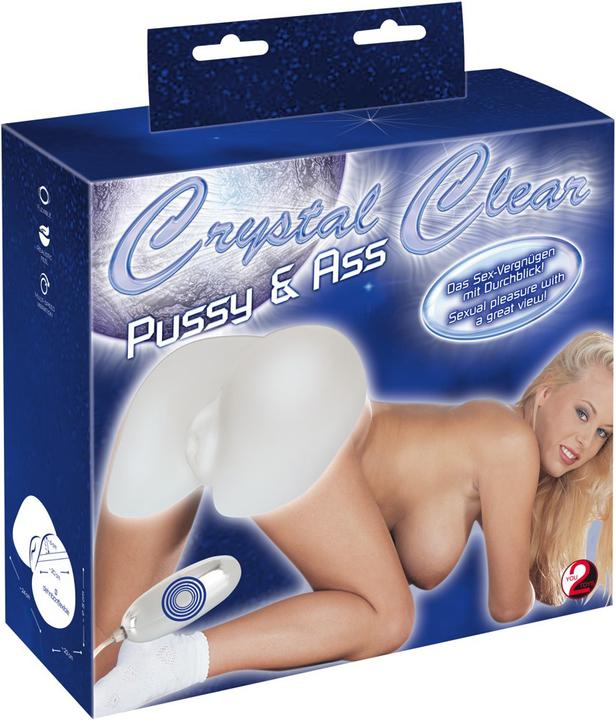 Actual product image RealRock Clear Pussy & Ass