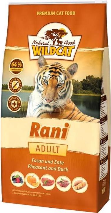 Wildcat Trockenfutter Adult Rani Fasan, Ente & Süsskartoffeln 500 g (Adult, 1 Stk., 500 g)