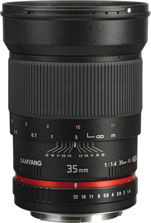 Samyang 35mm f/1.4 AS UMC - Canon EF (Canon EF, Canon EF-S, Plein format)