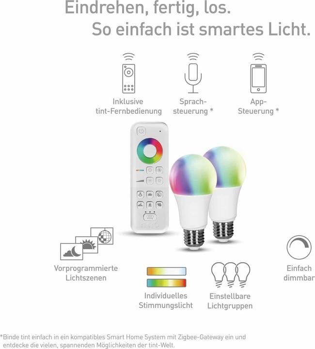 Produktbild Müller Licht E27 LED W Glühlampenform (E27, 9.50 W, 806 lm, 1 x, G)