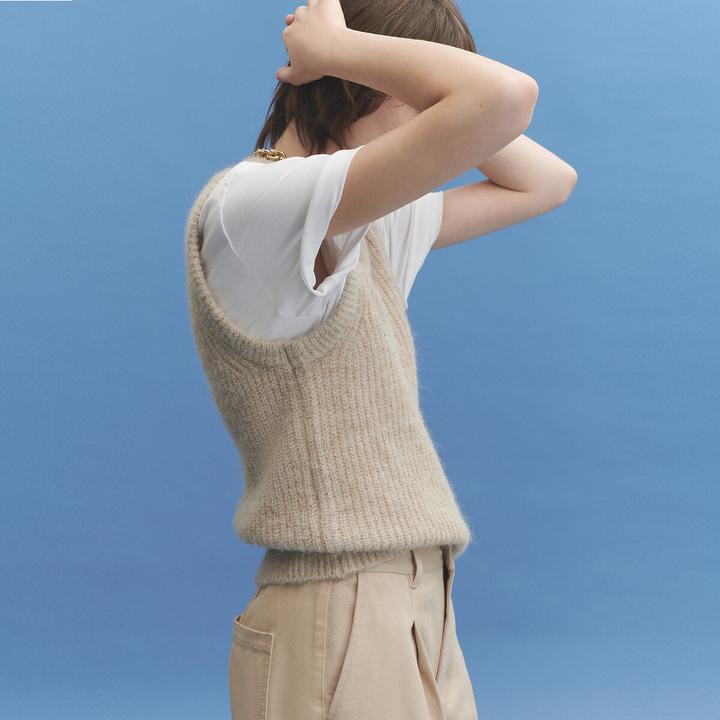 Immagine prodotto La Redoute Collections Canotta in filato misto alpaca (XL)