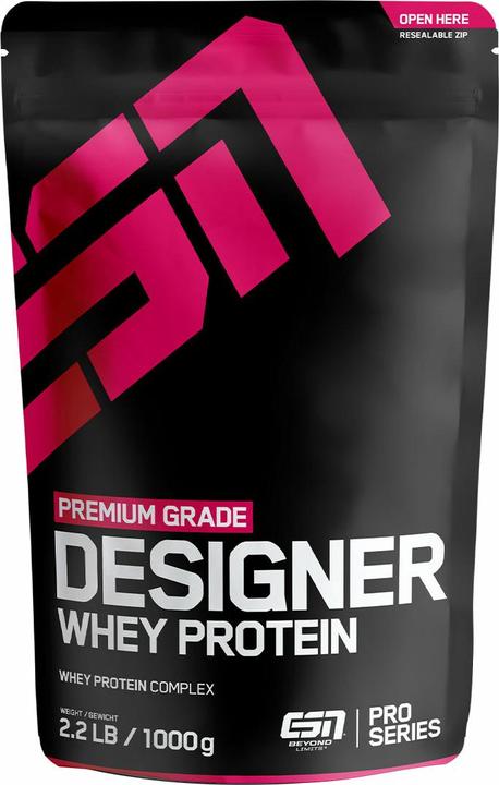 Produktbild ESN Designer Whey (Delicious Strawberry, 1 Stk., 1000 g)