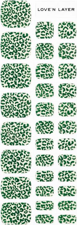 Etichetta energetica Love'n Layer - Leo Toe Forrest Green (Forest Green, Smalto)