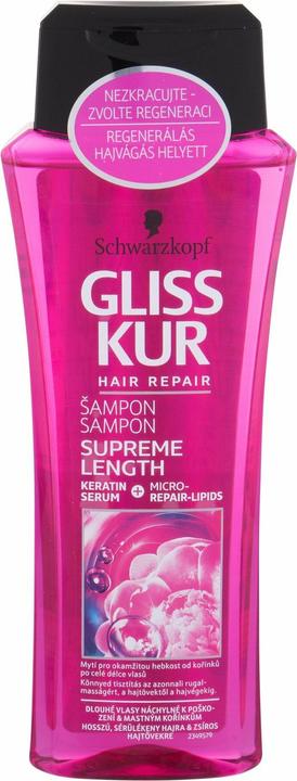 Produktbild Schwarzkopf Gliss Kur Supreme Length (250 ml, Flüssiges Shampoo)