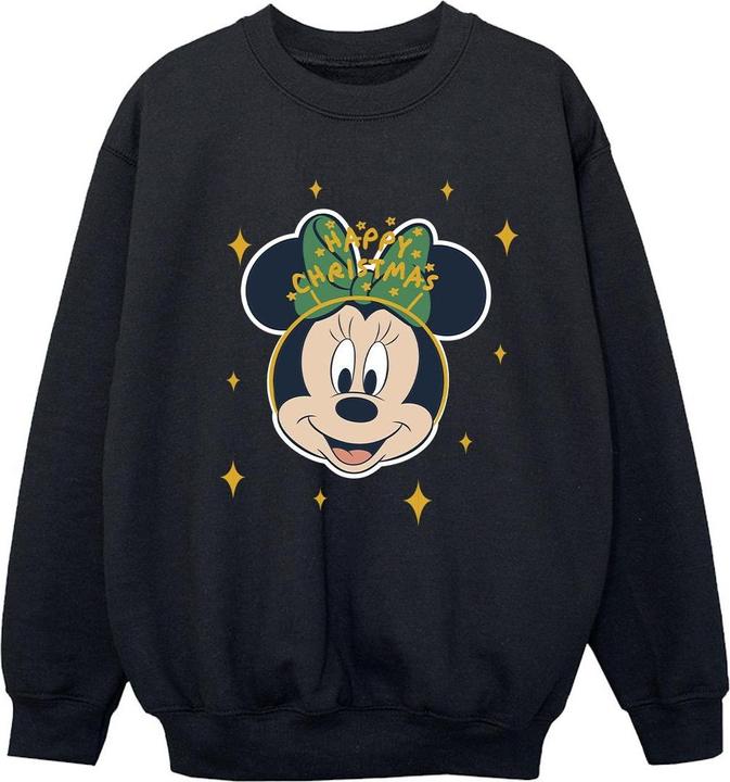 Actual product image Disney Girls Minnie Mouse Happy Christmas Sweatshirt (104)