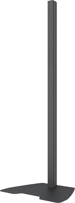 Image du produit Multibrackets Plaque de sol avec colonne, pour série Pro, aluminium, noir