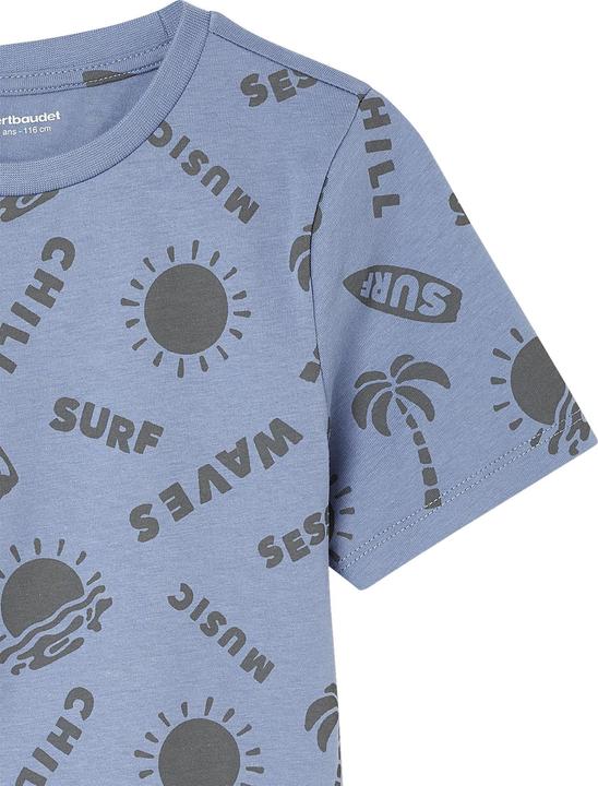 Produktbild Vertbaudet 3er-Pack Jungen Sommer-Schlafanzüge mit Surfer-Prints und Recycling-Baumwolle (86)