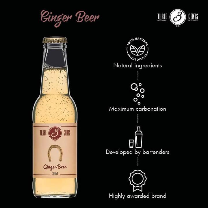 Produktbild Three Cents Ginger Beer (6 x 20 cl)