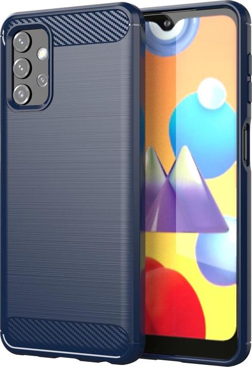 Produktbild Cadorabo TPU Ultra Slim carbon edelstahl Kombi Cover (Samsung Galaxy A32 5G)