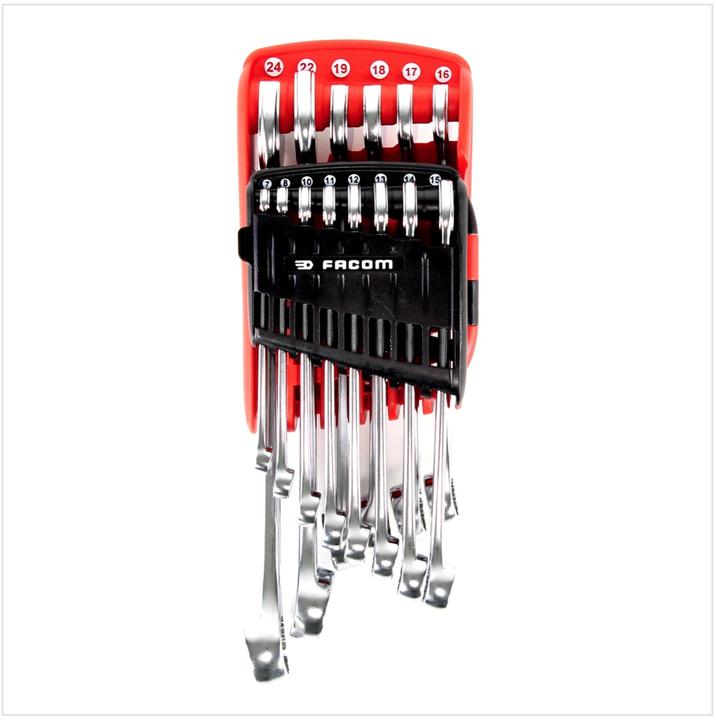 Actual product image Facom Combination wrench set (19 mm, 12 mm, 24 mm, 14 mm, 22 mm, 16 mm, 10 mm, 18 mm, 7 mm, 17 mm, 11 mm, 15 mm, 8 mm, 13 mm)