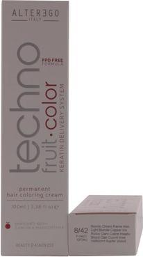 Immagine prodotto Alterego Techno Fruit Color 8/42 Biondo Chiaro Rame Iris 100ml (8, 42 Biondo chiaro Iris ramato)