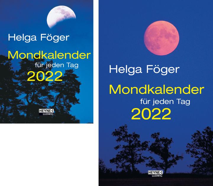 Actual product image Heyne Ludwig Lunar calendar for every day (13 x 21 cm, German)